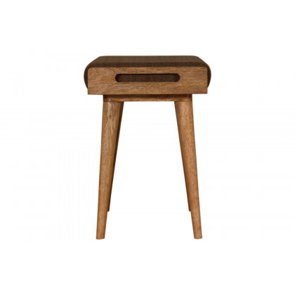 Artisan Tray Style Footstool - Multi Tweed