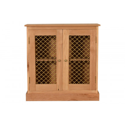 Artisan Caged Cabinet - Oak-ish