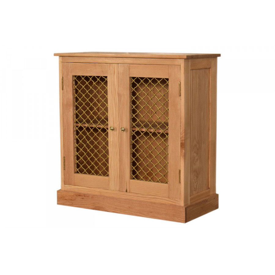 Artisan Caged Cabinet - Oak-ish