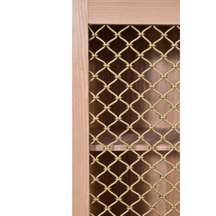 Artisan Caged Cabinet - Oak-ish