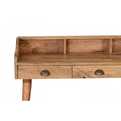 Artisan Nordic Style Gallery Back Writing Desk - Oak-ish