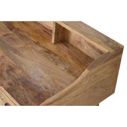 Artisan Nordic Style Gallery Back Writing Desk - Oak-ish
