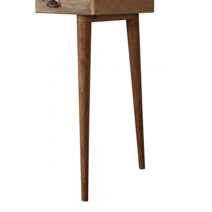 Artisan Nordic Style Gallery Back Writing Desk - Oak-ish