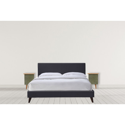Artisan Hand Painted Bedside - Olive