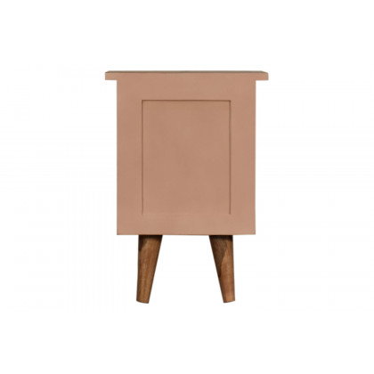 Artisan Hand Painted Bedside - Blush Pink