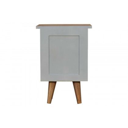 Artisan Hand Painted Bedside - Sky Blue