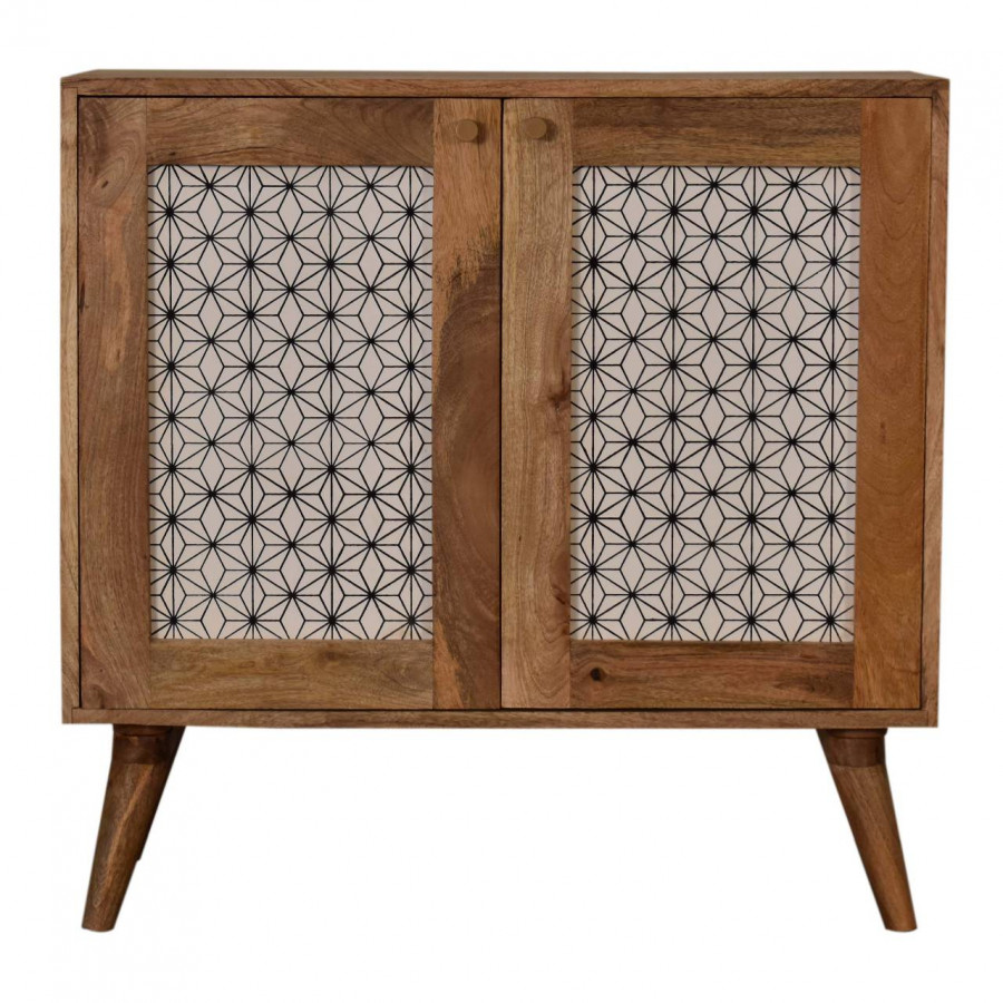 Artisan - Geometric Screen Printed Cabinet
