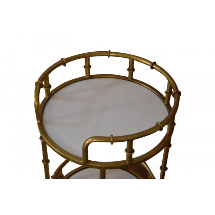 Artisan - Small Marble Top Tray Table