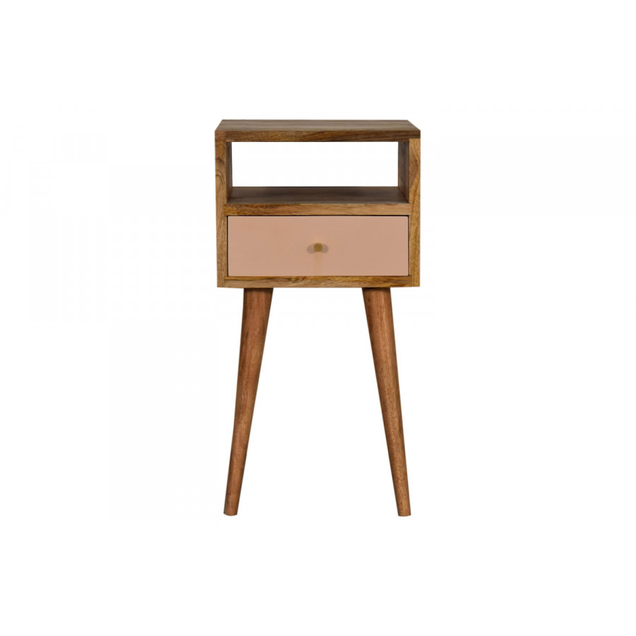 Artisan Mini Hand Painted Bedside - Blush