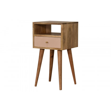Artisan Mini Hand Painted Bedside - Blush