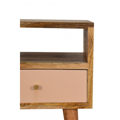 Artisan Mini Hand Painted Bedside - Blush