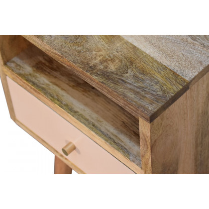 Artisan Mini Hand Painted Bedside - Blush
