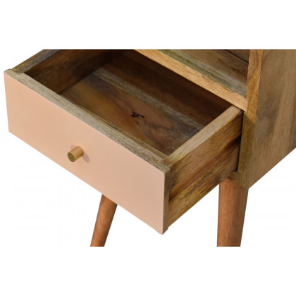 Artisan Mini Hand Painted Bedside - Blush