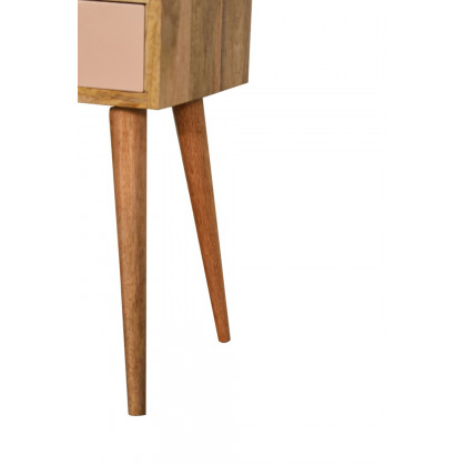 Artisan Mini Hand Painted Bedside - Blush