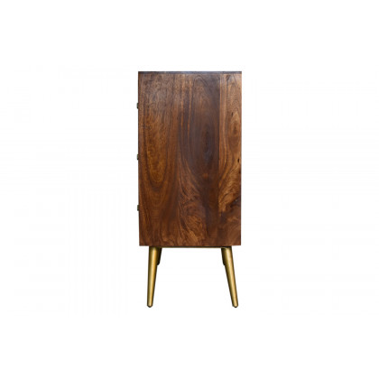 Artisan - Gold Inlay Cabinet in Chestnut