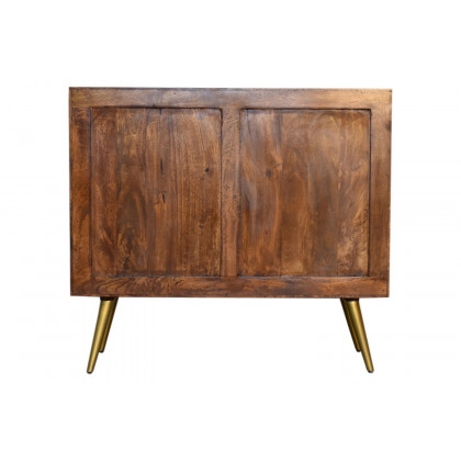 Artisan - Gold Inlay Cabinet in Chestnut