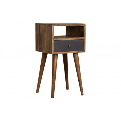 Artisan Mini Hand Painted Bedside - Slate Gray