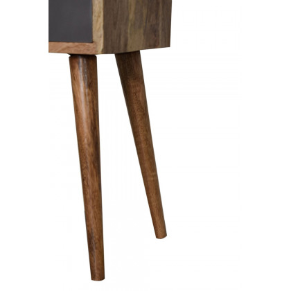 Artisan Mini Hand Painted Bedside - Slate Gray