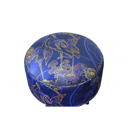 Artisan Nordic Style Footstool - Shangri-La, Velvet