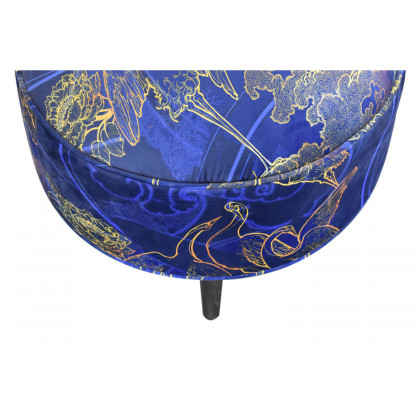 Artisan Nordic Style Footstool - Shangri-La, Velvet