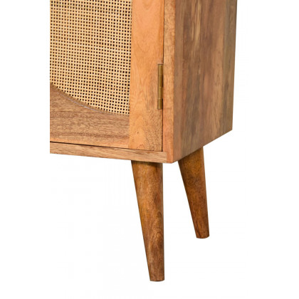 Artisan Woven Cabinet - Leaf Doors