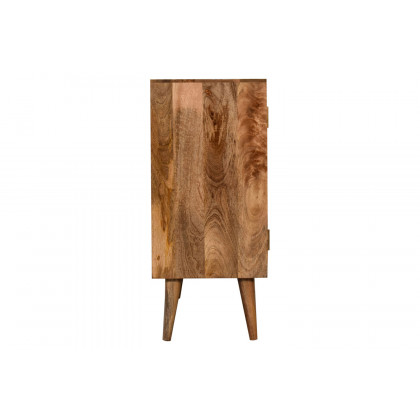 Artisan Woven Cabinet - Leaf Doors