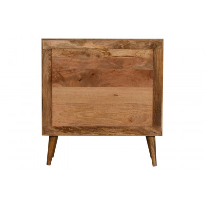 Artisan Woven Cabinet - Leaf Doors