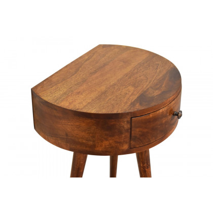 Artisan Semi Circle Bedside - Chestnut