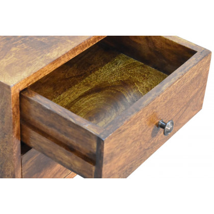Artisan - Mini 2 Drawer Bedside in Chestnut