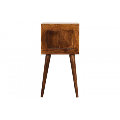 Artisan - Mini 2 Drawer Bedside in Chestnut