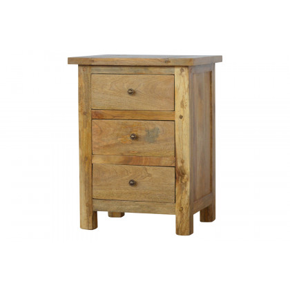 Artisan Country Style Bedside - Oak-ish