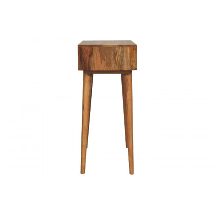 Artisan - Mini Blush Pink Dressing Table with Foldable Mirror