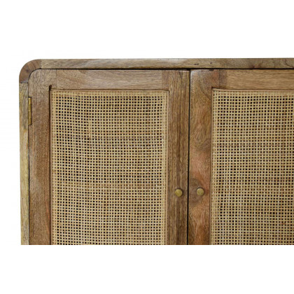 Artisan - Gray Washed Wall Mounted Woven Cabinet