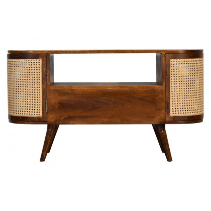 Artisan - Woven Media Unit in Chestnut