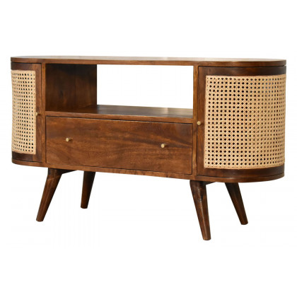 Artisan - Woven Media Unit in Chestnut