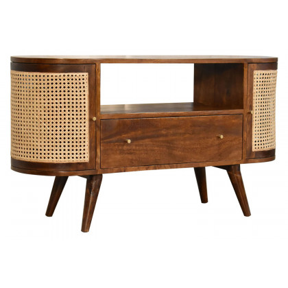 Artisan - Woven Media Unit in Chestnut