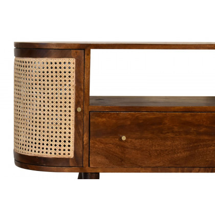 Artisan - Woven Media Unit in Chestnut
