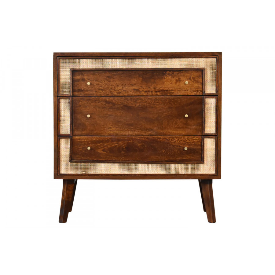 Artisan - Square Woven Chest in Chestnut