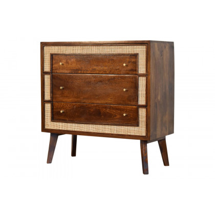 Artisan - Square Woven Chest in Chestnut