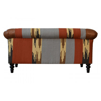 Artisan - Chesterfield Sofa in 2 Seater, Durrie/Leather