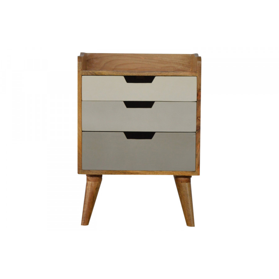 Artisan Gradient Bedside - Gray/White