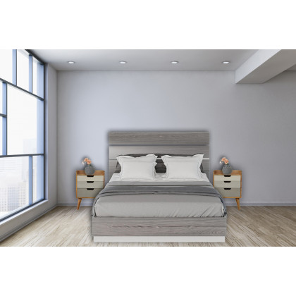 Artisan Gradient Bedside - Gray/White