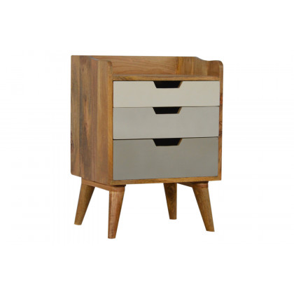 Artisan Gradient Bedside - Gray/White