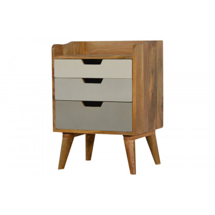 Artisan Gradient Bedside - Gray/White