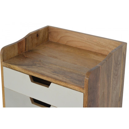 Artisan Gradient Bedside - Gray/White