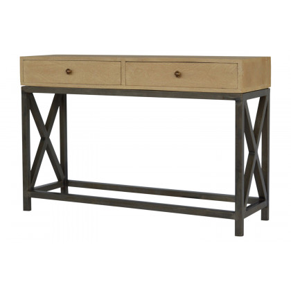 Artisan - Mango Wood Metal Base Console Table