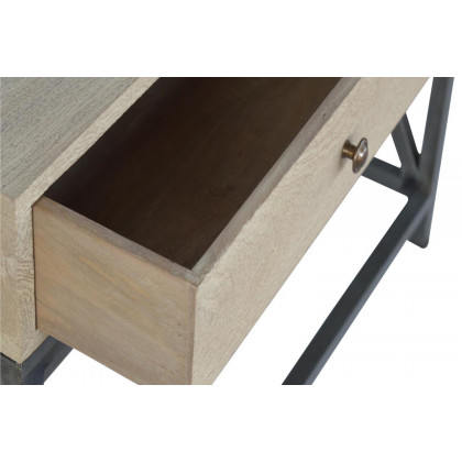 Artisan - Mango Wood Metal Base Console Table