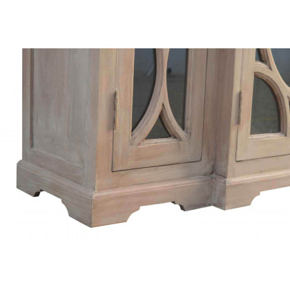 Artisan - Media Unit with 2 Hand Carved Glazed Doors