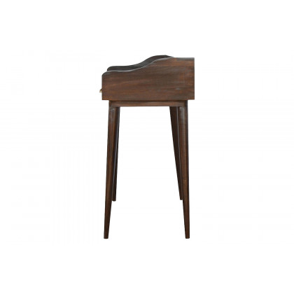 Artisan Nordic Style Gallery Back Writing Desk - Black