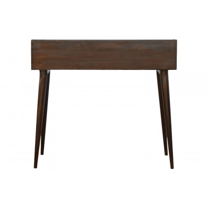 Artisan Nordic Style Gallery Back Writing Desk - Black